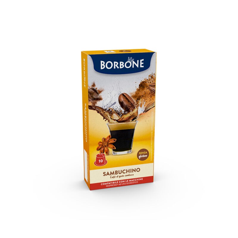10 Capsules Borbone CAFÉ ET SAMBUCA 10 Capsules Borbone CAFÉ ET SAMBUCA