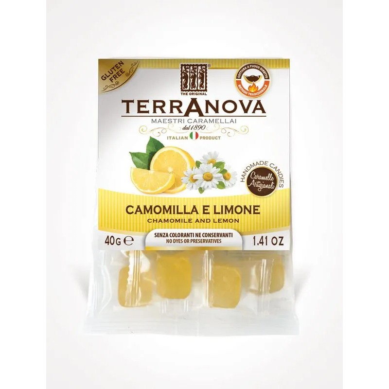 Bonbons à la camomille et au citron 40gr Bonbons à la camomille et au citron 40gr