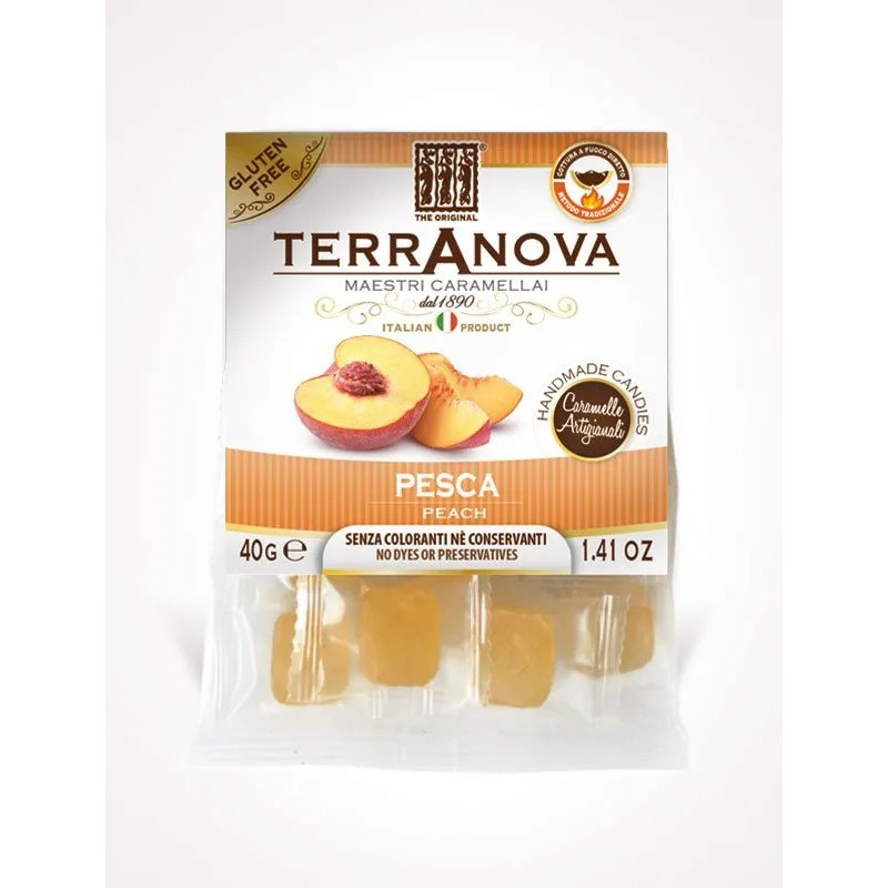 Bonbons à la pêche 40gr Bonbons à la pêche 40gr