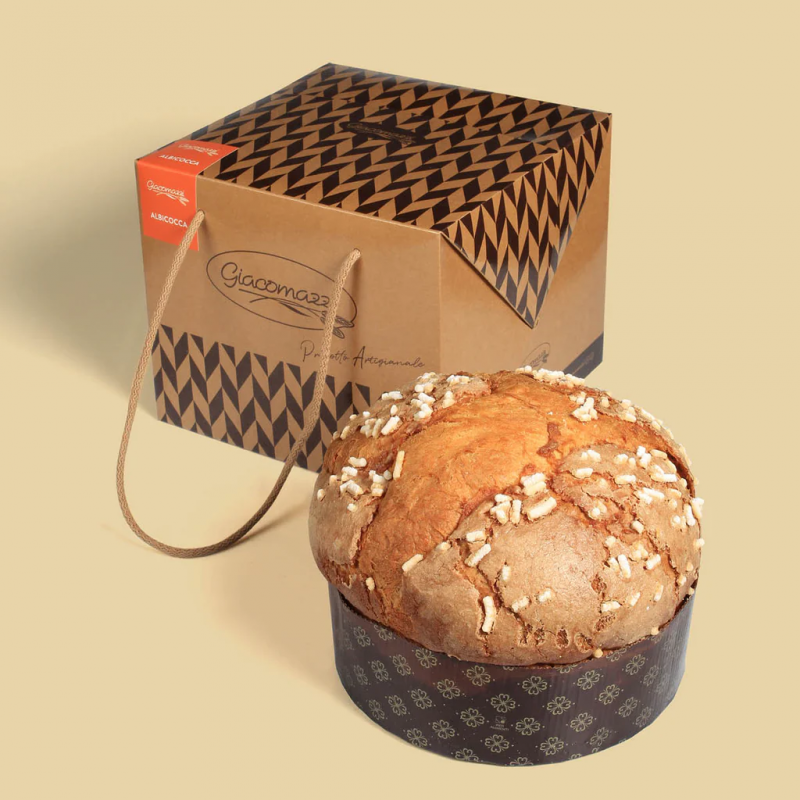 Panettone artisanal aux abricots sans raisins secs Panettone artisanal aux abricots sans raisins secs