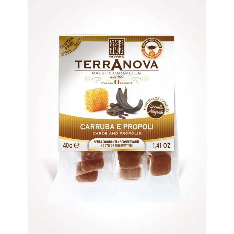 Bonbons Carruba et Propolis 40gr Bonbons Carruba et Propolis 40gr
