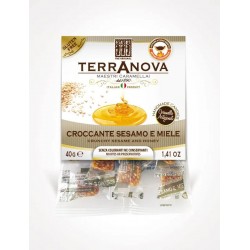 Bonbons Croquants au Sésame et au Miel 40 gr
