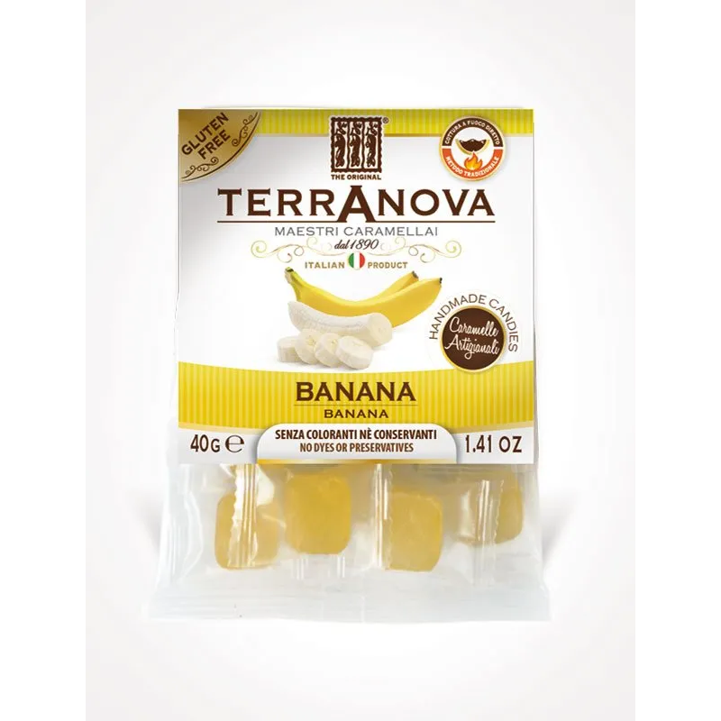 Bonbons à la banane 40 gr Bonbons à la banane 40 gr